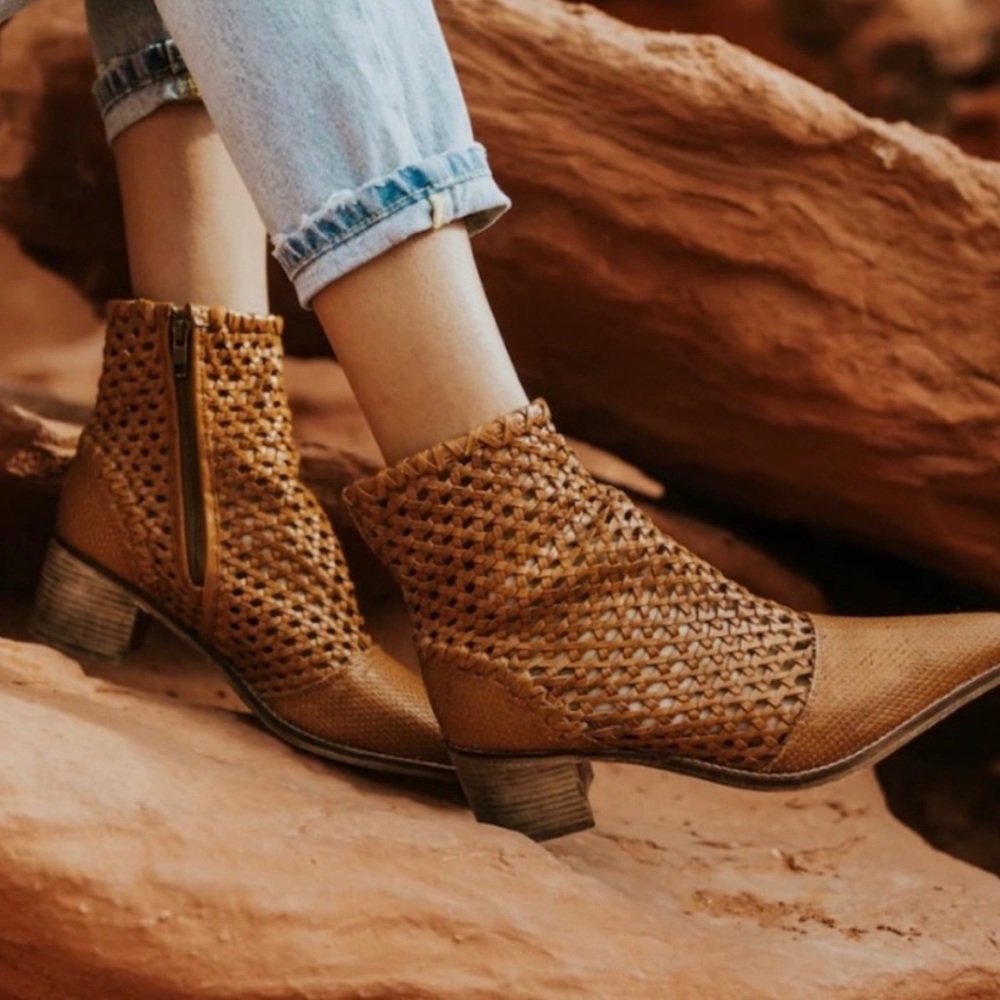 Free People Loop Woven Bootie